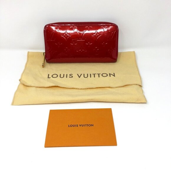 Louis Vuitton Handbags - Louis Vuitton Authentic Zippy Wallet Vernis Red Patent Leather with Dust Bag
